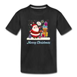 Kids' Premium T-Shirt: Merry Christmas - black