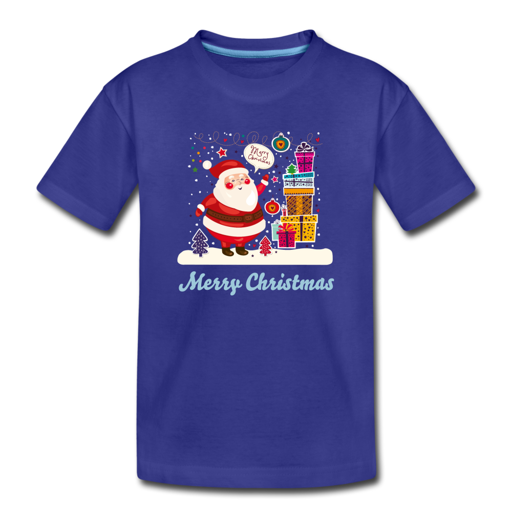 Kids' Premium T-Shirt: Merry Christmas - royal blue