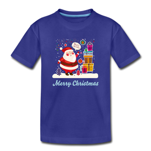 Kids' Premium T-Shirt: Merry Christmas - royal blue