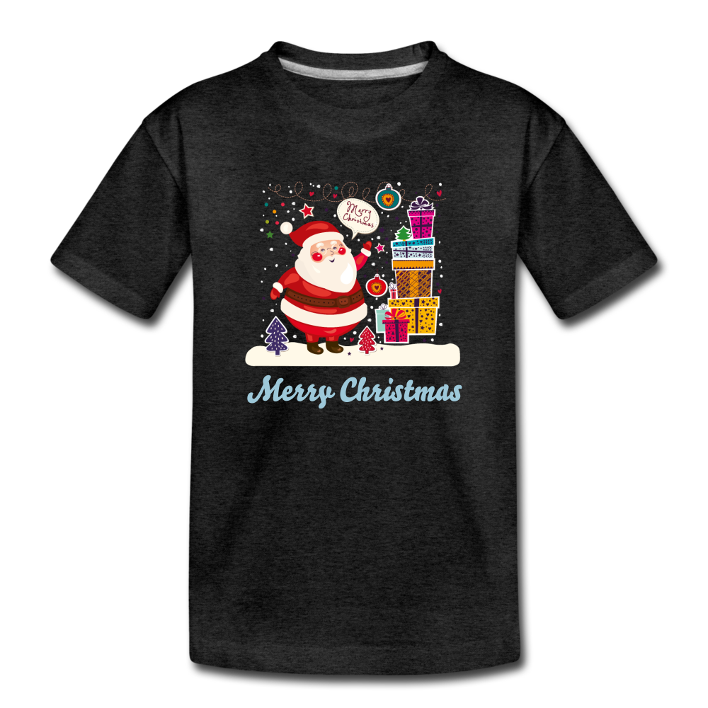 Kids' Premium T-Shirt: Merry Christmas - charcoal gray