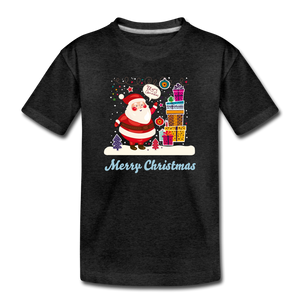 Kids' Premium T-Shirt: Merry Christmas - charcoal gray