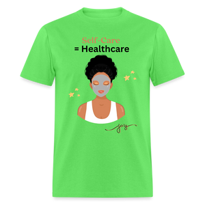 Self Care Graphic Tee - kiwi