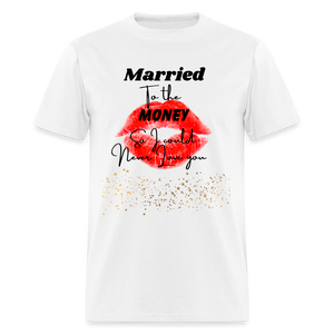Married to the Money Graphic T Shirt - white